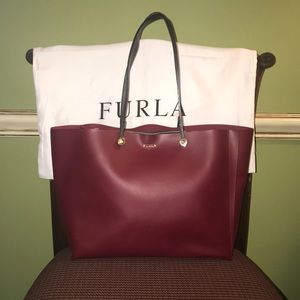 Furla Tote Bag Crimson